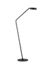 Luces Exclusivas lampa podłogowa LED Almay ściemnialna Ø 66 cm 23W 1853lm 3000K IP20 wys. 170 cm czarna LE44609