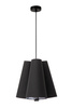 Lucide lampa wisząca Gregory Ø 34,3 cm 1xE27 czarna 30495/03/30