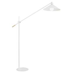 Argon lampa podłogowa Nashville E27 biało/mosiężna 222cm 4731