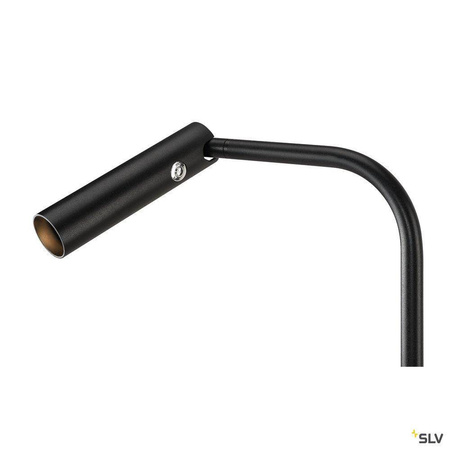 SLV lampa podłogowa LED Karpo 6,5W 330lm 3000K czarna 124cm 1001463