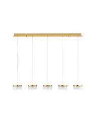 Luces Exclusivas lampa wisząca LED Mineros 32W 2040lm 3000K IP20 złota LE44583