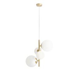 Aldex lampa wisząca Bloom 4 2xE14 + 2xE27 mosiężna 1091L40