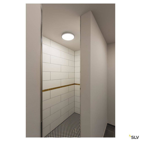 SLV plafon zewnętrzny LED Ainos 22W 1430lm 3000K biało/antracytowy IP44 229975