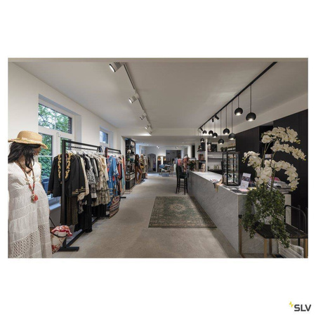 SLV lampa szynowa (reflektorek) LED Helia 50 1F 11W 750lm 3000K czarna 35° 143580