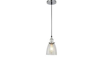 Lumina Deco lampa wisząca Zwis Fabi Pro W1 E27 chrom LDP 6800-1 (CHR+PR)