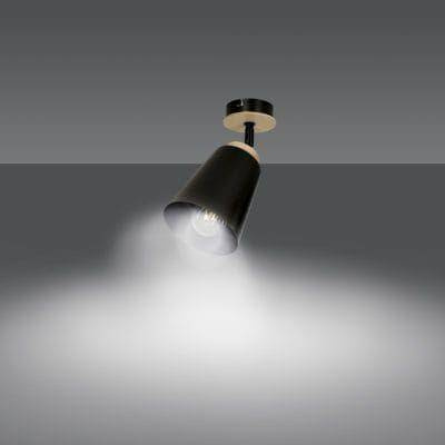 Emibig kinkiet (reflektorek) Atlas 1 E27 czarny 725/1