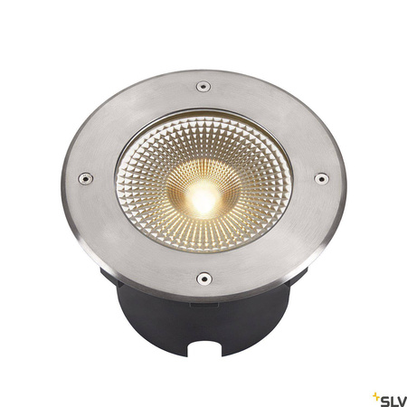 SLV oczko chodnikowe LED Rocci 16W 1530lm 3000K 120° stalowe Ø20cm IP67/IP65 1006104