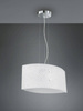 Trio żyrandol / lampa wisząca Elisa 2xE27 biało/srebrna 312200200