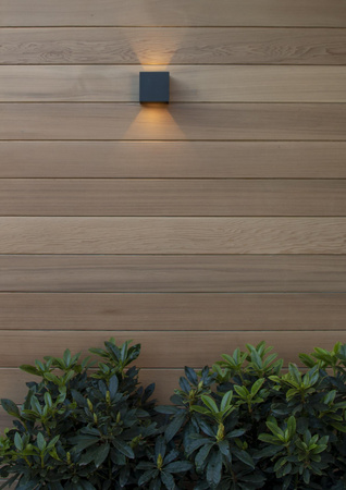 Lucide kinkiet łazienkowy Axi LED kwadratowy czarny 69200/06/30