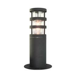 Elstead lampa stojąca zewnętrzna Hornbaek E27 czarna 30,7cm IP44 HORNBAEK-PED