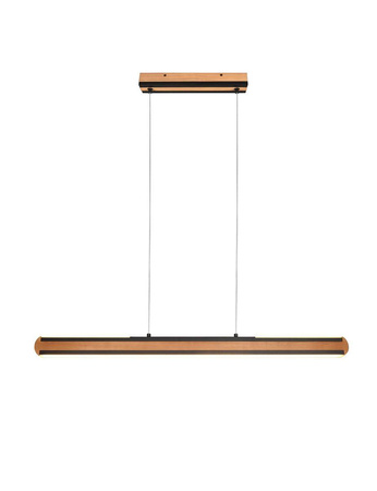 Trio lampa wisząca LED Deacon 40W 3200lm 2700/6000K drewniano/czarna 326610232