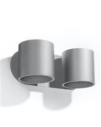 Sollux kinkiet Orbis 2 2xG9 szary SL.0661