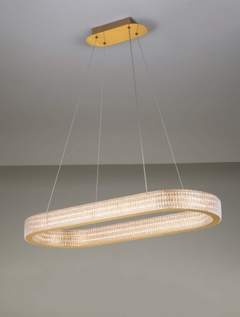 Luces Exclusivas lampa wisząca LED Yotau ściemnialna 70W 5444lm 3000K IP20 złota LE44730