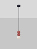 Luces Exclusivas lampa wisząca LED Ibague Ø 8 cm G9 3x5W IP20 czerwona LE44664