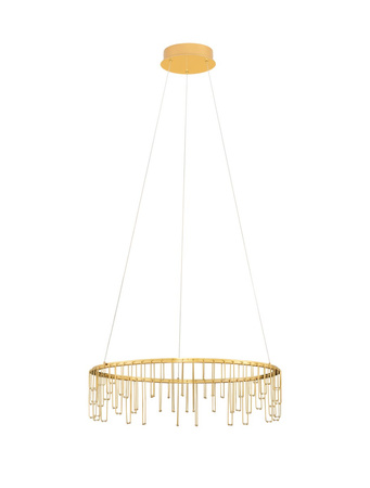 Luces Exclusivas lampa wisząca LED Huaraz ściemnialna Ø 65 cm 26W 1981lm 3000K IP20 złota LE44455