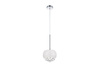 Azzardo lampa wisząca Quince 1 G9 biała AZ3080