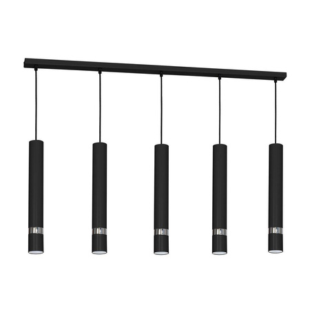 Milagro lampa wisząca Joker 5xGU10 czarna MLP1417