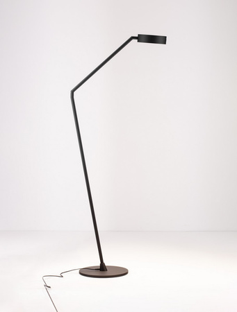 Luces Exclusivas lampa podłogowa LED Almay ściemnialna Ø 66 cm 23W 1853lm 3000K IP20 wys. 170 cm czarna LE44609