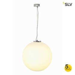 SLV lampa wisząca Rotoball 50 E27 biało/szara 165400