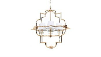 Lumina Deco żyrandol / lampa wisząca Baltimore W4 4xE14 złota LDP 8020-4 (GD+WT)