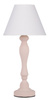 Candellux lampka biurkowa Pastellio E14 biało/różowa 41-01146