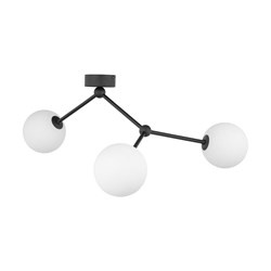 TK Lighting plafon Fairy 3xG9 czarno/biały 4854