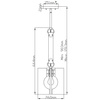 Quintiesse lampa wisząca Ludlow E27 nikiel QN-LUDLOW-1P-PN