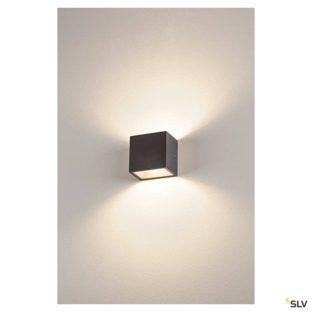 SLV kinkiet zewnętrzny LED Sitra Cube 10W 1120lm 3000K antracytowy IP44 1002032