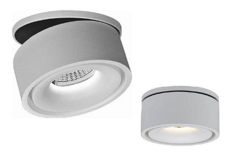 Mistic Lighting plafon techniczny LED Broken In 9W 923lm 3000K 48° DIM (ściemnialny) wpuszczany biały MSTC-05410992
