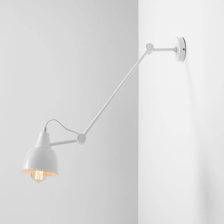 Aldex kinkiet Aida E27 biały 814PL_G