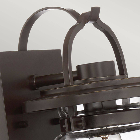 Quintiesse kinkiet zewnętrzny Lasalle E27 brązowy IP44 QN-LASALLE-S-WT