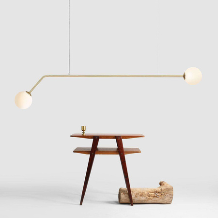 Aldex lampa wisząca Pure 2xE14 złota 1064H30