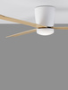 Luces Exclusivas wentylator Tampico Ø 121,9 cm bez źródła światła biało/drewniany LE42955