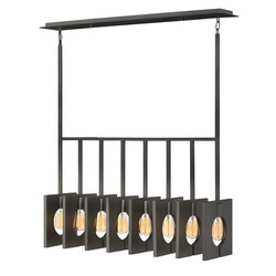 Quintiesse lampa wisząca Ludlow 8xE27 grafitowa QN-LUDLOW8-GR