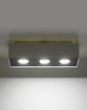 Sollux plafon Mono 3 GU10 biało/czarny SL.0068