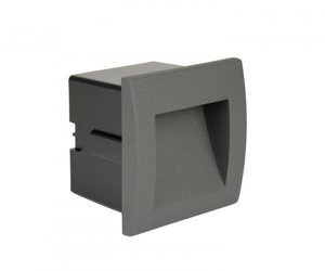 Su-ma oprawa ścienna zewnętrzna LED Mur-Led 1,5W 60lm 3000K szara IP65 M2029