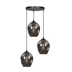 Emibig lampa wisząca Istar 3 3xE27 czarna 680/3