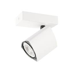 Italux kinkiet (reflektorek) Merusa GU10 czarno/biały SPL-31970-1B-WH