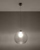 Sollux lampa wisząca Ball E27 transparentna SL.0248