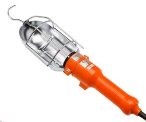 GTV przenośna oprawa warsztatowa E27 pomarańczowa OS-KAN527-24