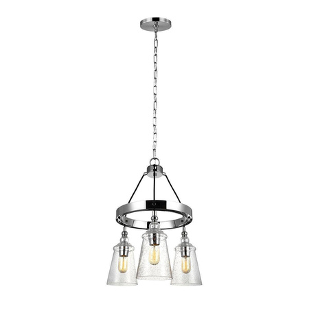 Quintiesse lampa wisząca Loras 3xE27 chrom QN-LORAS3
