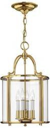 Elstead żyrandol / lampa wisząca Gentry 4xE14 mosiężna HK-GENTRY-P-M-PB