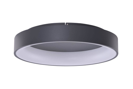 Azzardo SMART plafon LED Solvent R 80 92W 4680lm 3000/6000K szary Ø80cm AZ3998