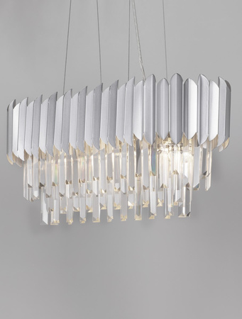 Luces Exclusivas lampa wisząca LED Acaten Ø 70 cm E14 5x5W IP20 chrom LE43576