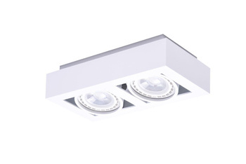 Azzardo plafon techniczny Nikea 2 2xES111 biały AZ4440