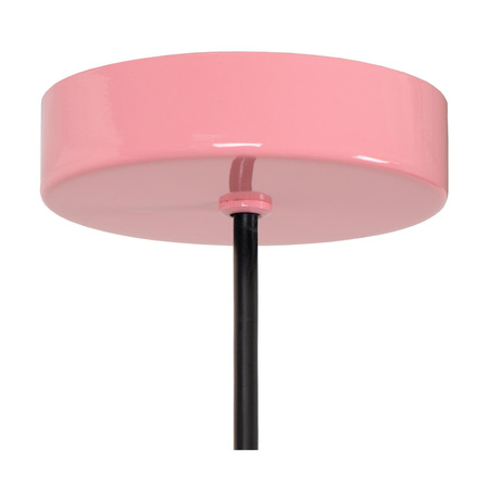 Lucide lampa wisząca Macarons Ø 24 cm 1xE27 różowa 74417/01/66