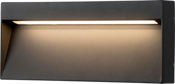 Azzardo kinkiet zewnętrzny LED Casoria Slim 6W 3000K szary IP54 AZ4368