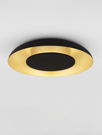 Luces Exclusivas lampa sufitowa LED Capinota ściemnialna Ø 40 cm 24W 1482lm 2700-4000K IP20 czarno/złota LE44803