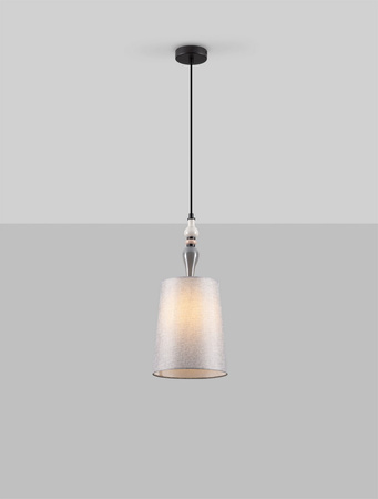 Luces Exclusivas lampa wisząca LED Alem Ø 22 cm E27 1x12W IP20 szara LE44205