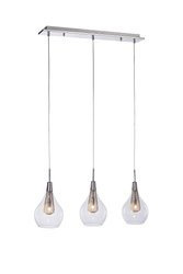 Azzardo lampa wisząca Elektra 3 3xG9 chrom AZ1689